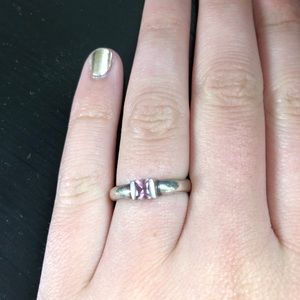 Tiffany & Co. Ring with Pink Stone